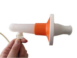  MADA83 voorzetfilters gebruiken op een Welch Allyn spirometer