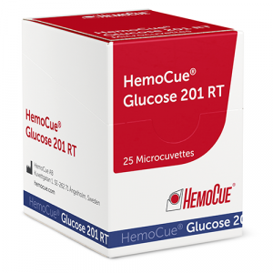 HemoCue 201+ RT Glucose Cuvetten Ongekoeld 25 stuks