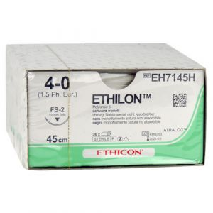 Ethicon Ethilon 4-0 zwart 45cm nld FS-2 EH7145H