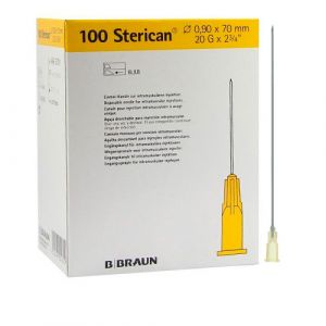 Sterican Injectienaalden 20G 0,9 x 70mm geel