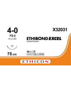Ethicon Ethibond Excel 4-0 75cm FS-2,  36 stuks X32031