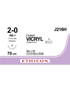 Ethicon Vicryl 2-0 70cm nld RB1 Plus J216H