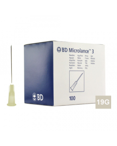 BD Microlance injectienaalden 19G 1.1 x 50mm creme