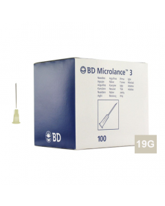 BD Microlance injectienaalden 19G 1,1 x 25mm creme