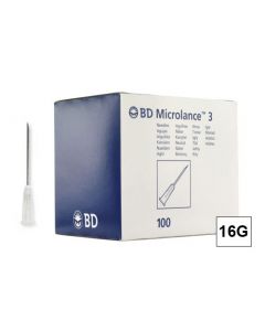 BD Microlance injectienaalden 16G 1.6 x 40mm wit