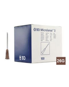 BD Microlance injectienaalden 26G 0.45 x 10mm bruin