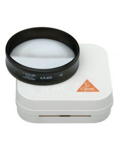 Heine asferische A.R. 30D ophthalmoscoop loep lens 46mm in hard etui