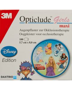 3M Opticlude standaard Disney Girls Maxi Hannah Montana 100