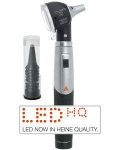 Heine Mini 3000 LED fiber otoscoopset met batterij handvat