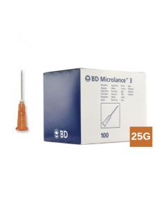 BD Microlance injectienaalden 25G 0,5x25mm oranje