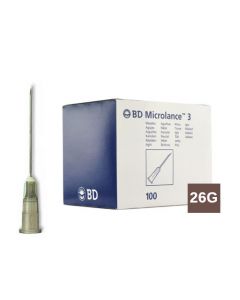 BD Microlance injectienaalden 26G 0.45 x 13mm bruin
